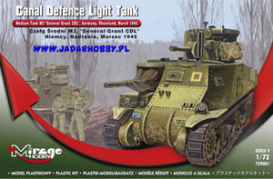 Mirage 729001 Medium Tank M3 "General Grant CDL" (1:72)