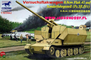 Bronco CB-35062 Vfw 8.8cm FlaK 41 auf Sonderfahrgestell (1/35) - 2824109546