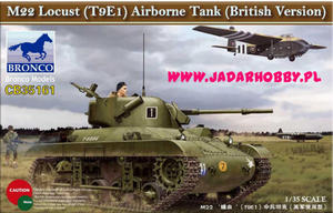 Bronco CB-35161 M22 Locust (T9E1) Airborne Tank (British version) (1/35) - 2824109547