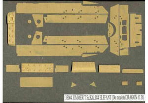 Atak 35004 - Zimmerit for Sd.Kfz.184 Elefant (1/35) - 2824098715