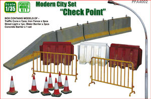 J's Work PPA4002 1/35 Modern City Set "Check Point" - 2824112405