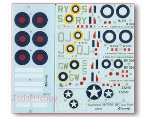 Tally Ho! 48017 - Spitfire Mk.V Aces part.1 (kalka 1/48) - 2824099147