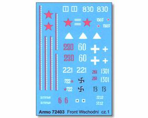 Armo 72403 - Front Wschodni vol.1 (kalkomania 1/72)