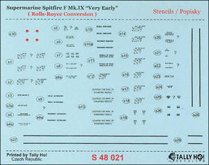 Tally Ho! S48021 - Spitfire F Mk.IX "very early" (1/48) - 2824099595