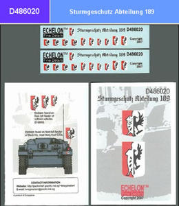 Echelon D486020 Sturmgeschutz Abteilung 189 1/48 - 2824099802