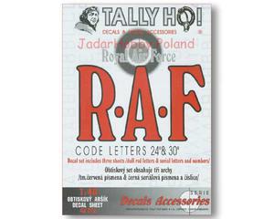 Tally Ho! 48012 - Litery kodowe RAF 24 i 30 (kalka 1/48) - 2824099865