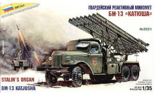 Zvezda 3521 - Wyrzutnia rakiet BM-13 Katiusza (1/35) - 2824100433