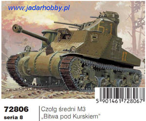 Mirage 72806 - M3 Medium Tank - Bitwa pod Kurskiem (1/72) - 2824100568