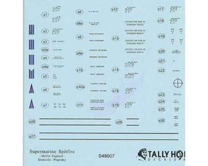 Tally Ho! S48007 - Spitfire z silnikiem Merlin (kalka 1/48) - 2824101153