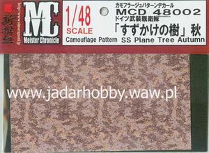 MCD48002 1:48 Camouflage Pattern: SS Plane Tree Autumn (kalkoman - 2824101229