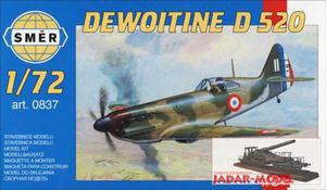 Smer 0837 Dewoitine D 520 (1/72) - 2824101518