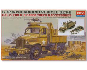 Academy 13402 - US 2 1/2 6x6 Cargo Truck (1/72) - 2824101560