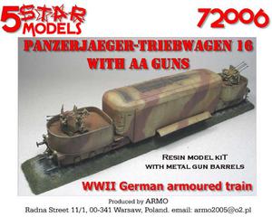 5 Star Models 72006 - Panzer Triebwagen w/AA Guns (1/72) - 2824101633