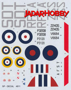 SP-Decal 4811 - Hurricane Mk I/II (1:48) - 2824101723