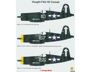 Techmod 32018 - F4U-1D Corsair (kalka 1/32) - 2824101760