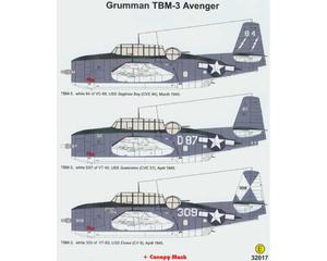 Techmod 32017 - TBM-3 Avenger (kalka 1/32) - 2824101766