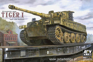 AFV Club AF35S25 - Tiger I Ausf.E in transporting (latest version) (1/35) - 2824101779