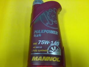 olej MANNOL PRZEKADNIOWY MAXPOWER 4X4 GL-5 75W-140 1L - 2833370713