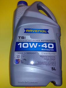 olej RAVENOL TSi SAE 10W-40 5l MB 229.1, VW 501.00,VW 505.00, BMW Special Oil TD TDS, Landrover Special Oil - 2840676626