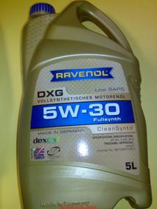 olej RAVENOL DXG SAE 5W-30 5l Ford WSS-M2C946-A, Ford WSS-M2C929-A, Chrysler MS-6395 - 2840676632