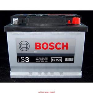 Akumulator BOSCH SILVER 56AH 480A P+ 12V BOSCH S3.005 0092S30050,556400048, S3005,Wrocaw - 2833364172