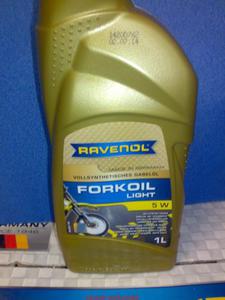 Olej RAVENOL Fork Oil Synthetic 5W LIGHT 1l do lag do amortyzatorw Suzuki, Ducati, Triumph, Moto-Guzzi - 2833367912