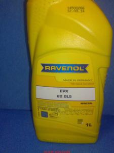 olej RAVENOL EPX SAE 80 1l GL5 MIL-L 2105D MILL2105D MAN 342 typ M1 - 2833368727