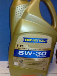 olej RAVENOL 5W-30 5W30 FO 5l API SN SM SL ILSAC GF-5 ACEA A5 B5 - 2833369384