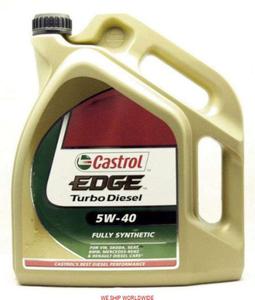 OLEJ CASTROL EDGE 5W-40 Turbo Diesel 5L W40 5L SYNTETYK, SYNTHETIC Wrocaw - 2833360926