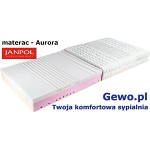 Materac Janpol Aurora piankowy termoelastyczny + Mega Gratisy