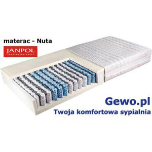 Materac Janpol Nuta 90x200 cm kieszeniowo-lateksowy + Mega Gratisy - 2824721966