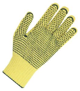 Rkawice 100% KEVLAR ?, grube,nakrapiane PVC 200 par, rozmiar 7