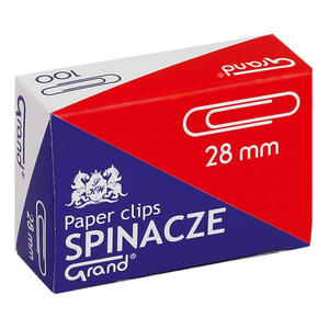 Spinacz biurowy do papieru R-28 metalowy Grand - 2858922005