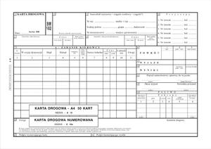 Karta drogowa A4 50k numerowana Hetman - 2858922099