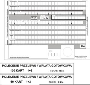 Polecenie przelewu wpata gotwkowa A6 1+3 Hetman 100k - 2858922111