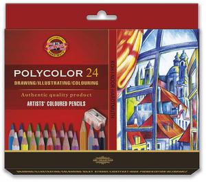 Kredki Polycolor 24 kolorw Koh-i-noor - 2858922427