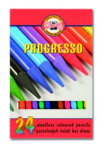 Kredki Progresso 24 kolorw pastelowe Koh-i-noor - 2858922438