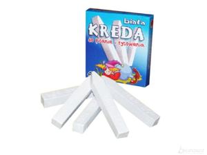 Kreda do tablicy szkolna 6 lasek biaa B2 - 2858922665
