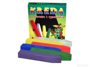 Kreda do tablicy szkolna 6 lasek kolor B3 - 2858922666