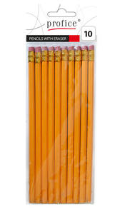Ołówek HB żółty z gumką Profice - 2858923040