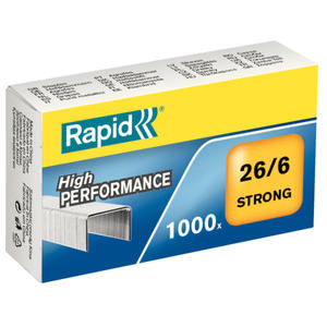 Zszywki 26/6 1000 sztuk Rapid strong - 2858923050