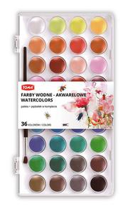 Farby akwarelowe wodne 36 kolorw Toma - 2858923236