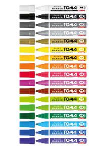 Marker olejowy paint 2,5mm Toma - 2858923243