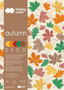 Blok Deco A4 170g 20 kartek Autumn jesienne kolory - 2858923718