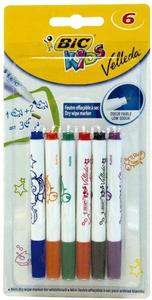 Markery suchocieralne mini bic kids 6 kolorw - 2858923910