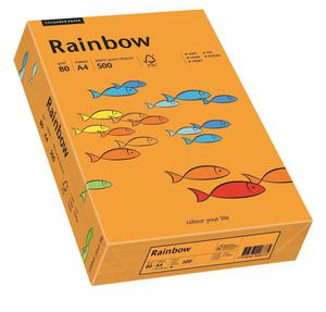 Papier ksero A4 a'500 Rainbow 80g mandarynkowy 24 - 2858924238