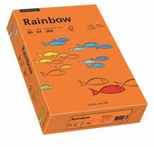 Papier ksero A4 a'500 Rainbow 80g ciemnopomaraczowy 26 - 2858924239