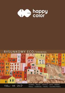 Blok rysunkowy A4 Eco 25k 150g Happy Color z ekologicznego papieru z recyklingu - 2858924336