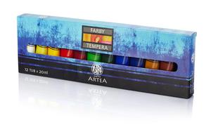 Farby tempery 12 kolorw 20ml Astra - 2858921157