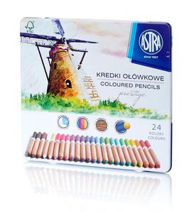 Kredki owkowe 24 kolorw cedrowe Astra - 2858921191